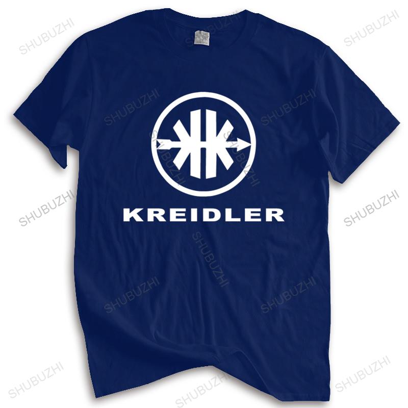 Mens Summer Cotton Tshirt Loose Tops Kreidler Logo Fashion Tees Male Brand Teeshirt Unisex Tshirt Teenagers Cool Tops