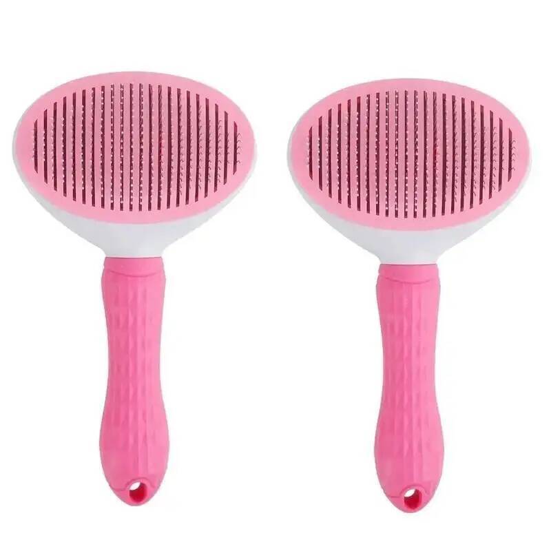 Pet Dog Brush Cat Comb Self Cleaning Pet Hair Remover Brush For Dogs Cats Grooming Tools Pets Dematting Comb Dogs Accessories