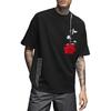 UOUA Men's Graphic Tees Oversized Short Sleeve T-Shirt | 100% Cotton, Ribbed Crewneck, Vintage Streetwear, Summer Casual Tops