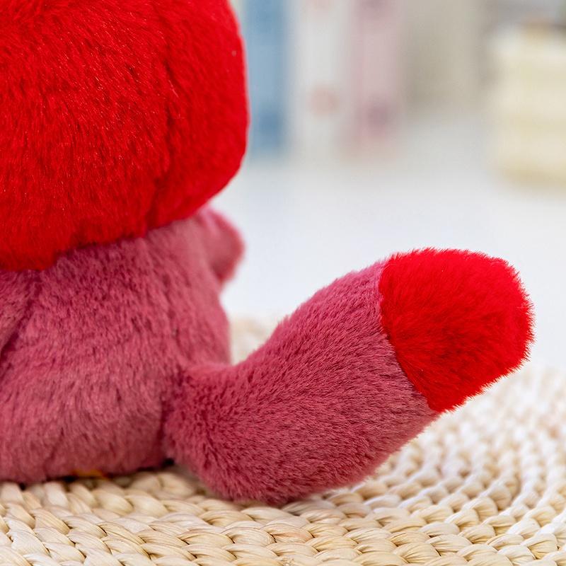 Cute Fruit Sweetheart Party Vinyl Plush Toy Stuffed Doll Strawberry Apple Creative Gifts Bag Pendant