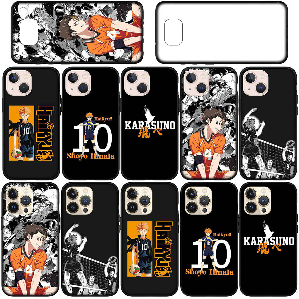 for Samsung Galaxy S25 S24 S23 iPhone 17 16 15 Xiaomi Redmi Note 14 13 12 Plus Pro Max A57 Phone Case Karasuno Hinata Shoyo Haikyuu OPPO Huawei Cover