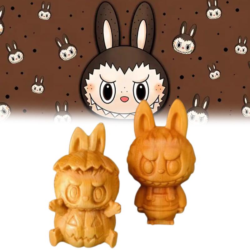 Labubu Carving Ornament With Modern Minimalist Style For Office And Garden Decor