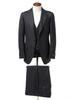 Beams Heart Sharkskin Suit Navy XL Men's 3-Button 3-Piece (Set Item)