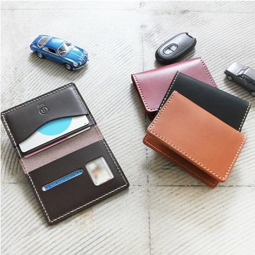 [Porco Rosso] Driver's License Case, Bi-fold, Men's & Women's, Cute, Slim, Genuine Leather, Tochigi Leather, Brand, Black [sokunou]