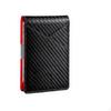 Cartera Plegable de Fibra de Carbono Bloqueo Sin Contacto Portatarjetas de Bolsillo Frontal