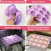 New 12-Cavity Rose Silicone Mold 3D Heat-Resistant Chocolate Mold Reusable Nonstick Mousse Mould Soap Making