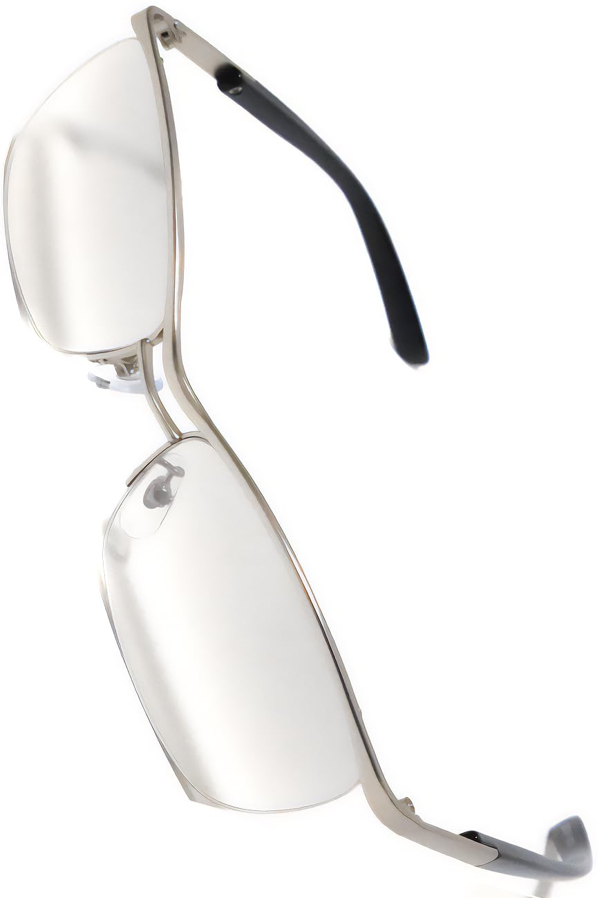 

Серебристые матовые x прозрачные квадратные солнцезащитные очки для и и и тонкий металл Доступны в маленьком и большом размерах Доступны в тонком и тонком продукте Мужские, Полуободковые,