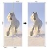Meiji Creative Environmental Protection Stallion 3D Door Sticker Renovation Self-Adhesive Bedroom Wall Sticker Direct Sales Door Frame