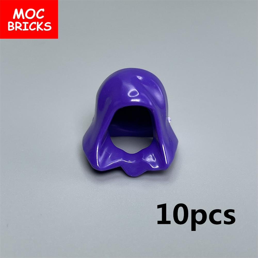 Peças MOC Cabeça Capuz Capacete Abaixado Figura 4cm Corpo Acessório de Roupa 30381 15428 blocos de construção brinquedos presentes para crianças