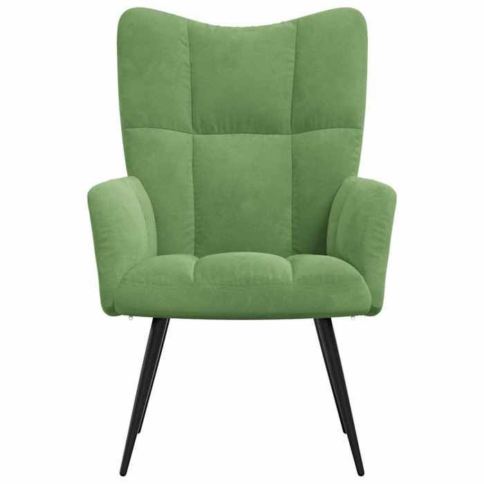 VidaXL Chaise de Relaxation Fauteuil de Détente Siège de Relaxation Chaise de Détente Salon Salle de Séjour Intérieur Vert 328076