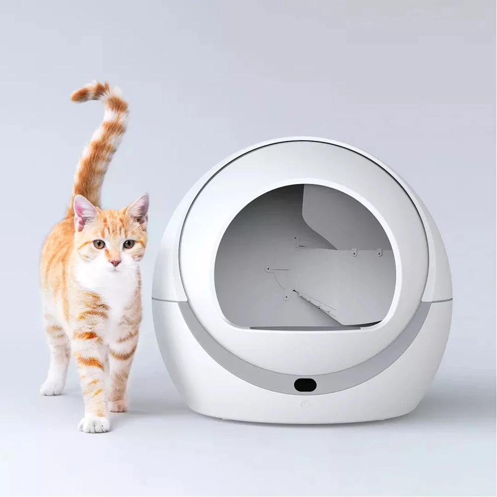 Smart Automatic Closed Cat Litter Box Large Self Cleaning Sand Toilet Training Cat Kit Cat Closed Toilet Sandbox Pet