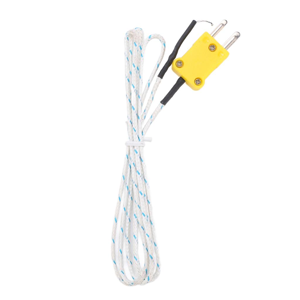 Tm‑902c Industrial LCD Display Digital Sensor Thermometer with Curved Shank Thermocouple ‑50‑500 Celsius
