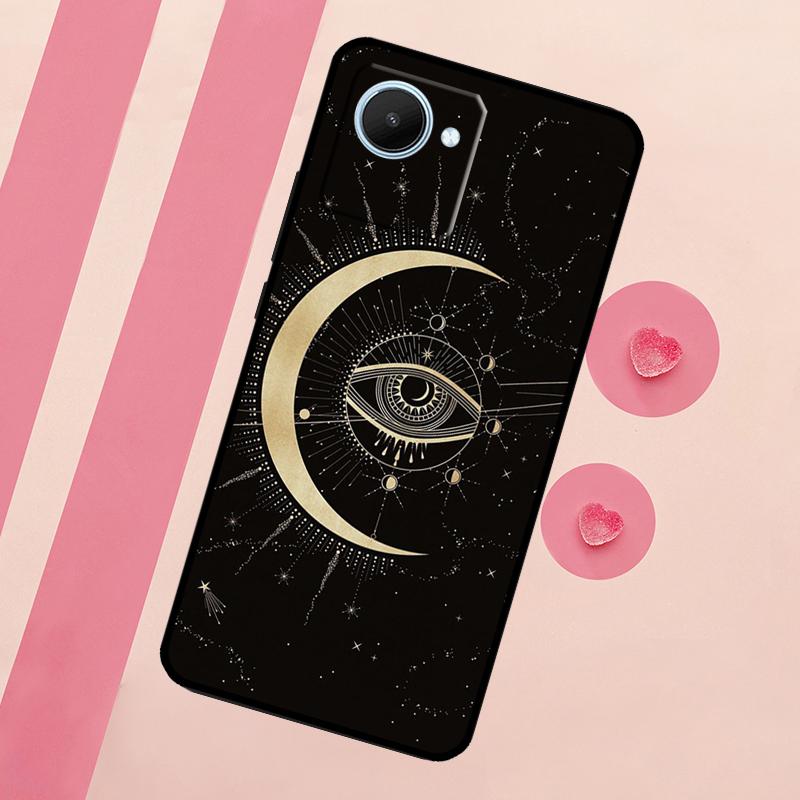 Fortune Telling Moon Stars Hands Art For Realme 15 10 11 12 13 14 Pro Plus C65 C67 C75 C63 C61 C55 C51 C53 C35 GT6 GT7 Pro Case
