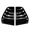 For VW Golf 5 MK5 5 Doors 2003-2010 Car Rear Louver Window Side Shutter Cover Trim Sticker Vent Scoop  Carbon Fiber Look ABS
