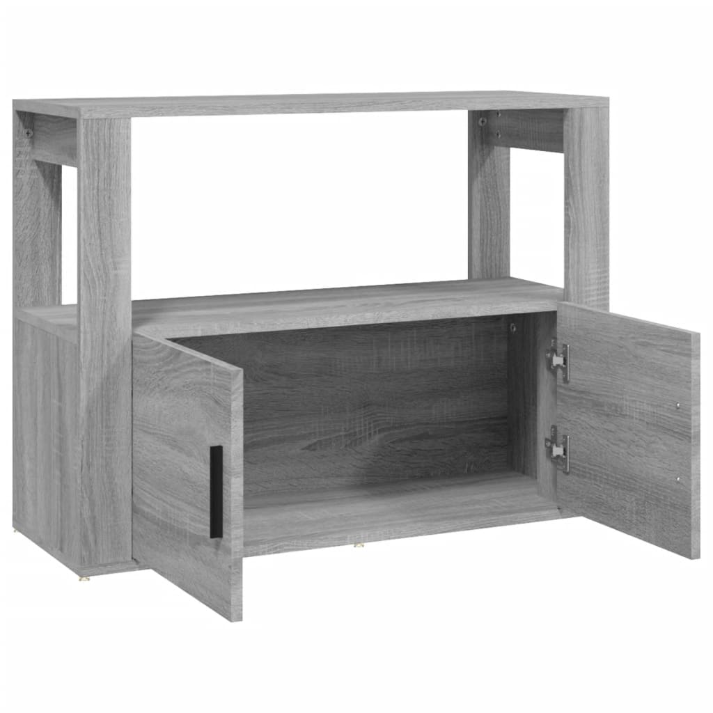 Sideboard Gray Sonoma 80x30x60 cm Particleboard