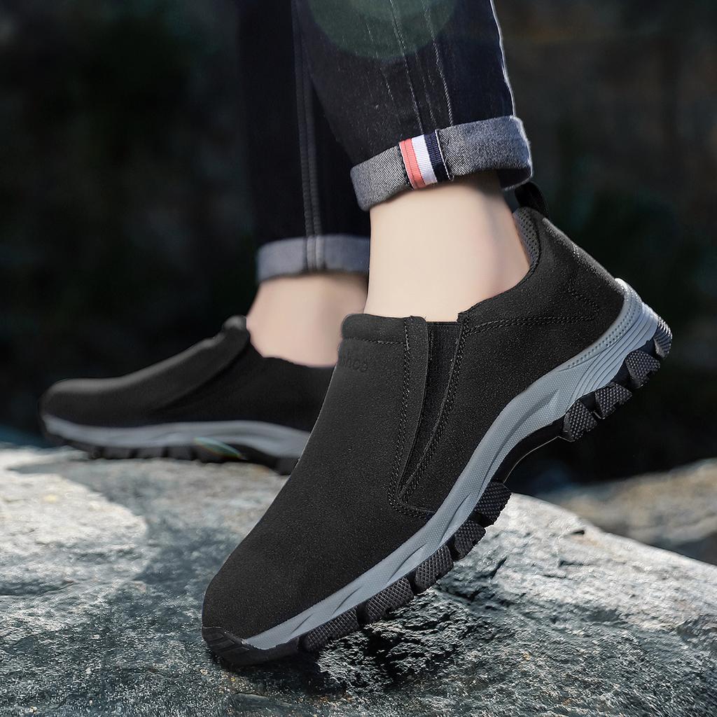 Men Shoes Comfortable Casual Shoes for Men Walking Sneakers Slip On Loafers Men Lightweight Moccasin Male Footwear Rubber Sole
