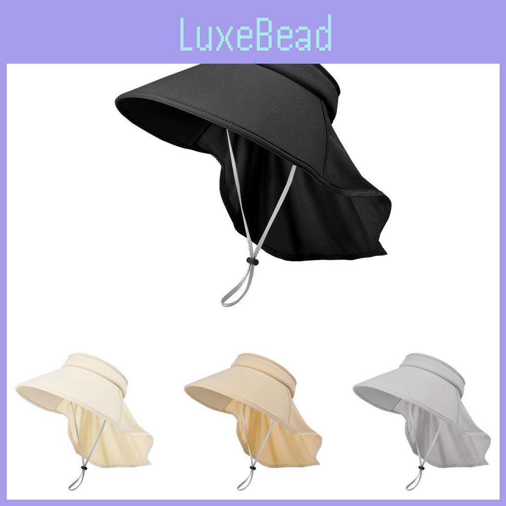 Ice Silk Sun Hat With Large Brim And Uv Protection For Men And Women