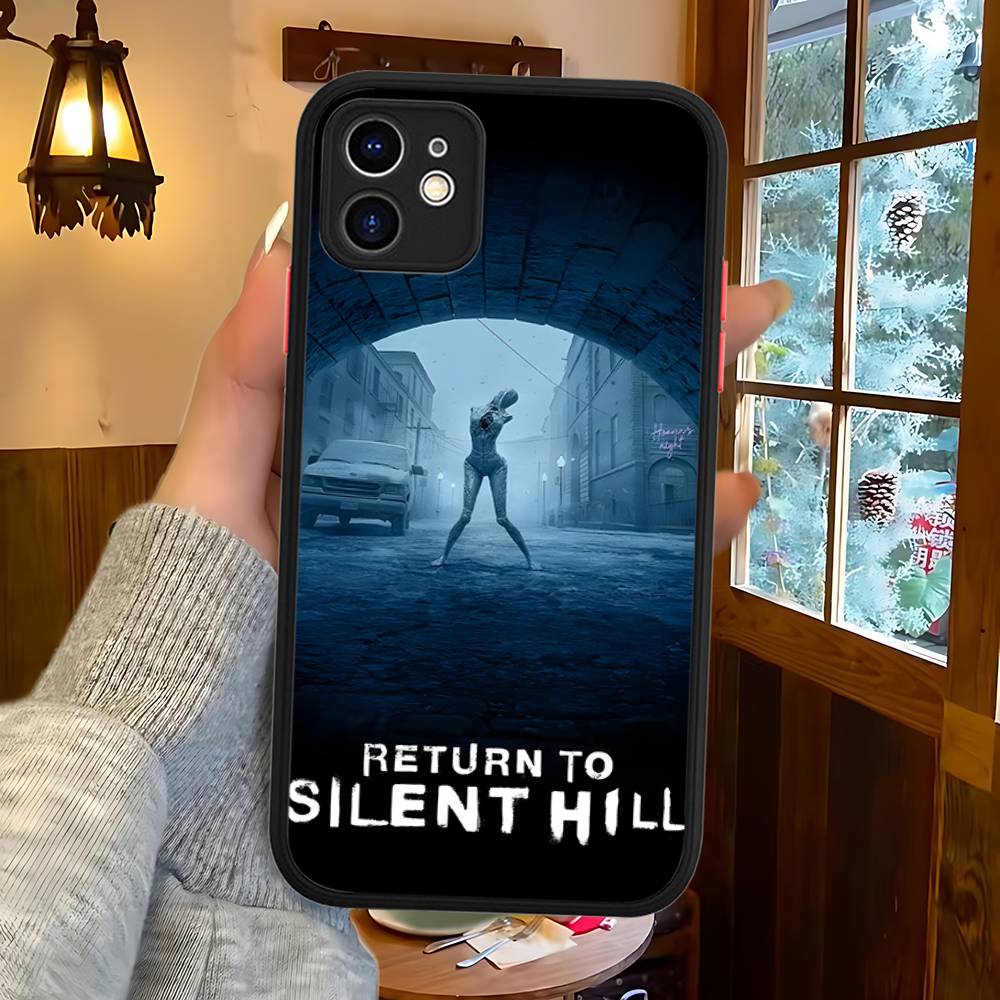 Horror Games S-Silent H-Hill For Silicone Matte Phone Case For IPhone 16 Pro Max 15 14 13 12 11 X XS MAX