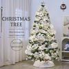 High-End DIY White Christmas Tree & Gauze Ornament Set for Home