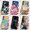 For Samsung Galaxy A16 Phone Case astronaut Silicone Camera Protection Back Cover For Samsung A56 A36 A26 A16 4G 5G Funda Coque