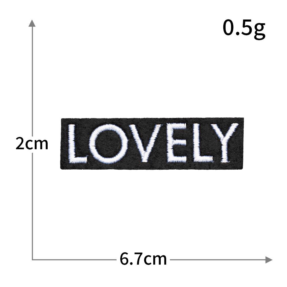Personalized Trendy Letter Embroidery Patch for Clothes, Jackets, Bags, & Streetwear