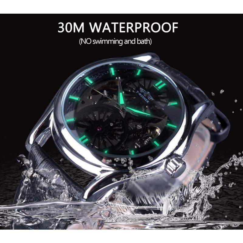 Vinner herremote uformelt skjelettisert mekanisk bevegelsesklokke