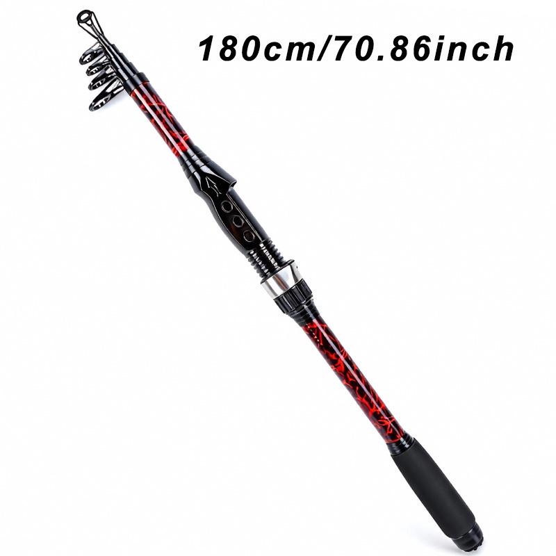 European & American Mini Telescopic Ultra-light Fishing Rod - Short Handle for Sea & Lure Fishing