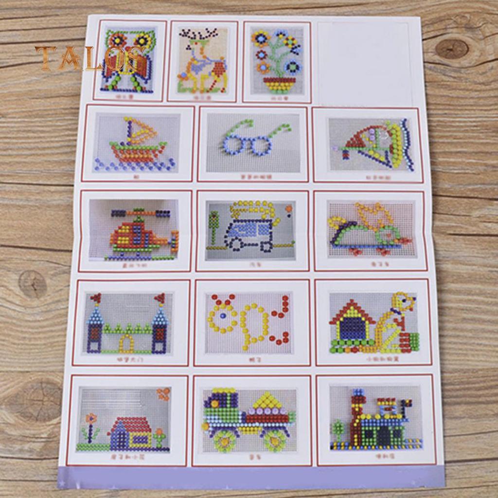 Children Puzzle Peg Board With 296 Pegs For Kids Early Educational Toys DIY Gift For Kids