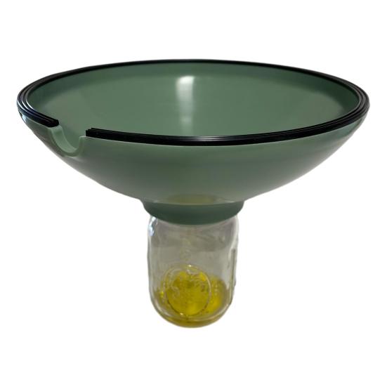 Grease Drainer High Heat Silicone Oil Separator for Pans Cans Multi-Purpose Kitchen Filter for Pasta Fruits Liquids