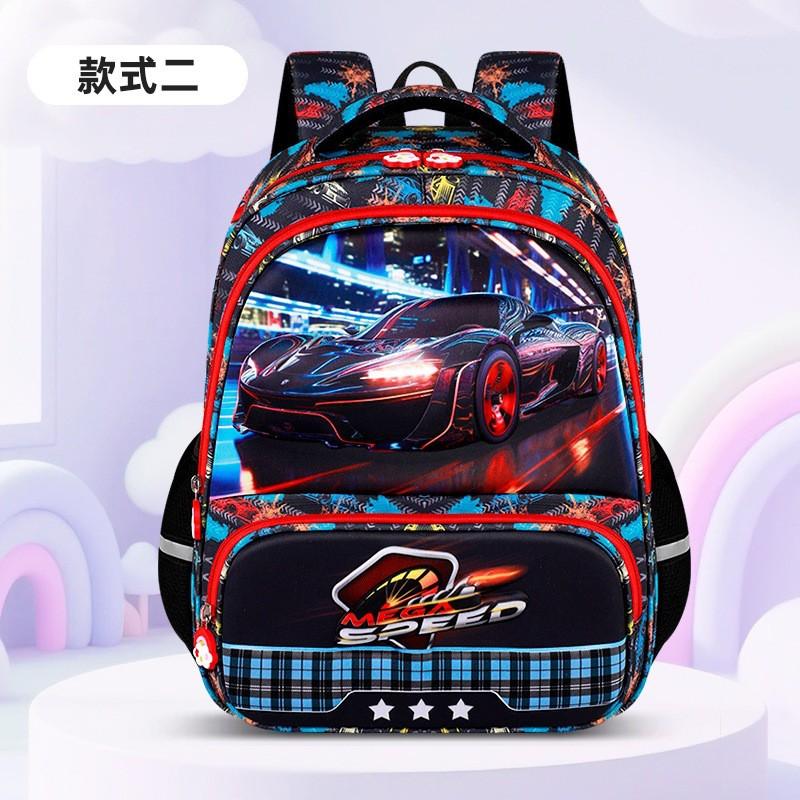 Kids School Backpack Elementary Students - Lightweight Ergonomic Design With Cartoon Prints Large Capacity Spine Support