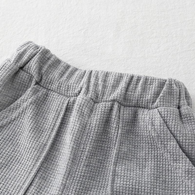 Jungen-Set 0-5 Jahre alt Kinder Kurzarm-Poloshirt Casual Shorts Zweiteiliges Set Bequeme Kleidung für Jungen Babys