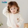 Baby Unisex Solid Long Sleeve Cardigan Jacket
