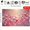 2D Romantic Shiny Hearts Backdrop for Wedding Photoshoot
