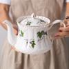 French Hollow Out Ceramic Cup Saucer Set British Style Teapot Afternoon Tea Elegant Drinkware Household Goods
