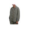 Uniqlo Oversized Shirt Jacket Men Jackets Olive 447336-56