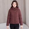 Winter new short loose hooded down cotton-padded clothes women's cold and warm thickened cotton-padded jacket