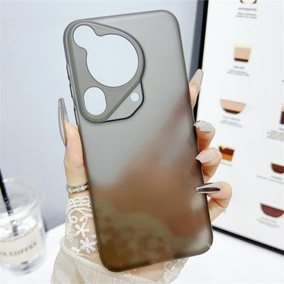 Ultra-Thin Matte Armor Transparent Hard PC Case For Huawei Pura 70 Pro Ultra P70 Mate60 Shockproof Cooling Slim Plastic Cover