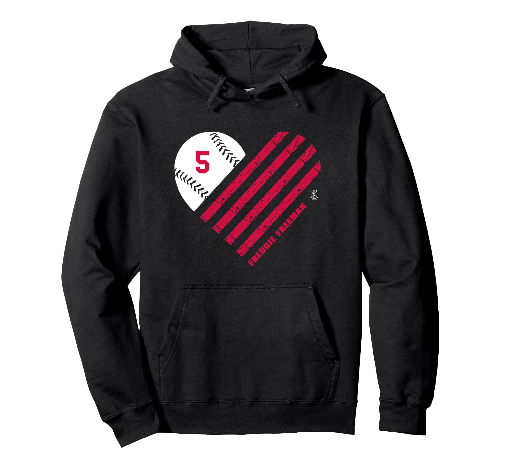 

Freddie Freeman Baseball Stripe Heart Gum Day Hoodie