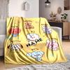 Custom 1pc Bt21 Character Collection Blanket, Soft And Comfortable Blanket, Casual Warm, Camping Travel Blanket, Birthday Gift Q9121