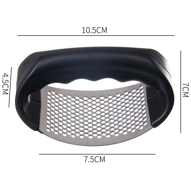 Stainless Steel Garlic Press and Masher for Kitchen Use