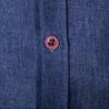 Herren Einfarbig Langarm Jeanshemd Atmungsaktives Lässiges Denim-Oberteil für die Arbeit