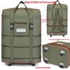 158L Aviation Large Capacity Rolling Travel Bag - Foldable Wheeled Luggage Storage, Oxford Cloth