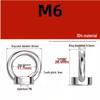 304 Stainless Steel Lifting Eye Nut - Round, Triangular Lug Nut Ring Cap