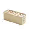 Dorm Underwear & Socks Organizer: Three-in-One Drawer Storage Box for Bras and Underpants