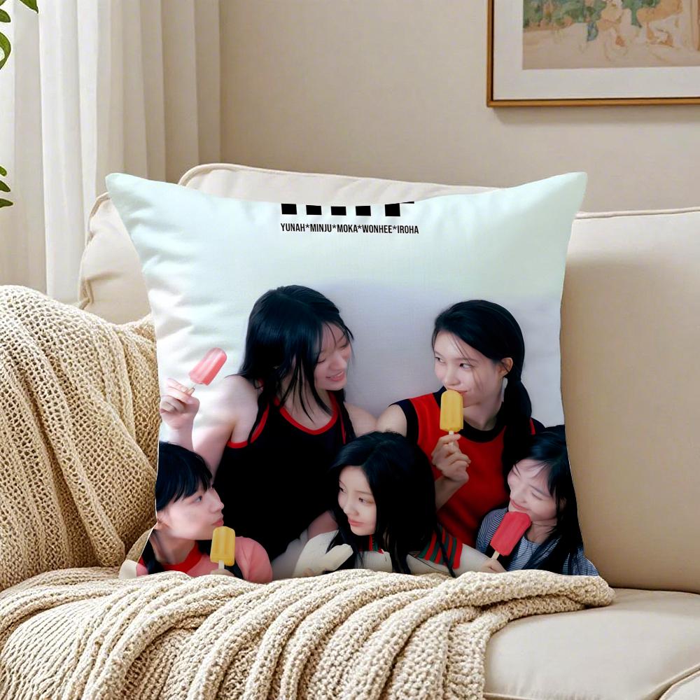 Kpop Trendy IIILLITS Cushion Cover Pillowcase Antidustmite Living Room Sofa Decor Cushion Room