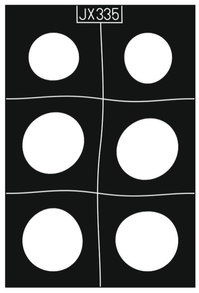 Eduard Mitsubishi Zero Fighter Type 21 Nationality Mark Paint Mask Sticker Masking Sticker for Plastic Models EDUJX335 1/32 (for Tamiya) (Airplane)