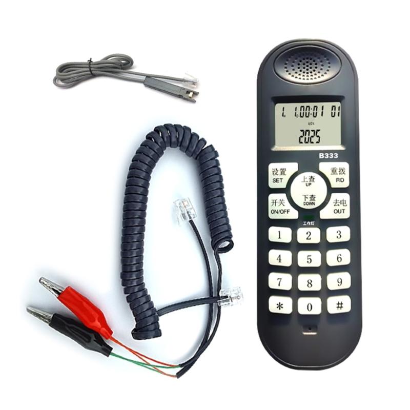 Test B333 Telephone Line Tester Efficient Line Detection Multiple Function For Networking Maintenance And Office