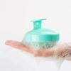 Shampoo Brush Ergonomic Handle Soft Silicone Scalp Scrubber Stimulates Scalp Acupoints Promotes Blood Circulation Spa Scalp Massager Brush