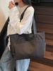 Women's Minimalist Commuter Canvas Tote: Lightweight, Versatile, Large-Capacity Shoulder Bag