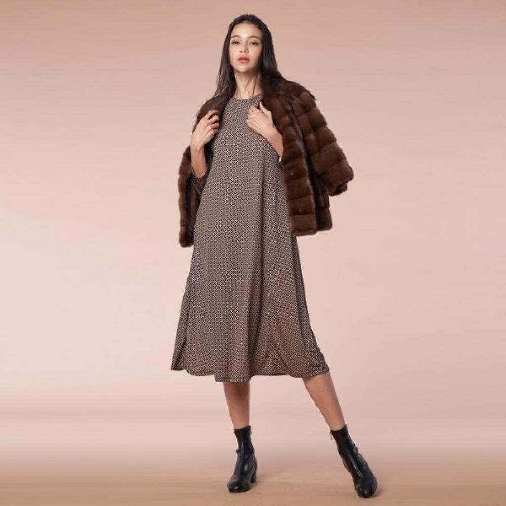 Lipbbam Creora Peach Fleece Difri Life Long Dress Ldm52bs01
